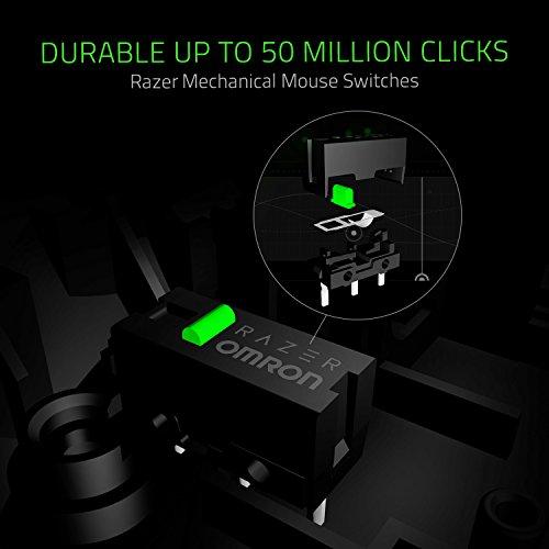 Ratón para juegos Razer Naga Trinity: Sensor óptico de 16.000 PPP - Iluminación RGB por croma - Placa lateral intercambiable con configuraciones de 2, 7 y 12 botones - Interruptores mecánicos