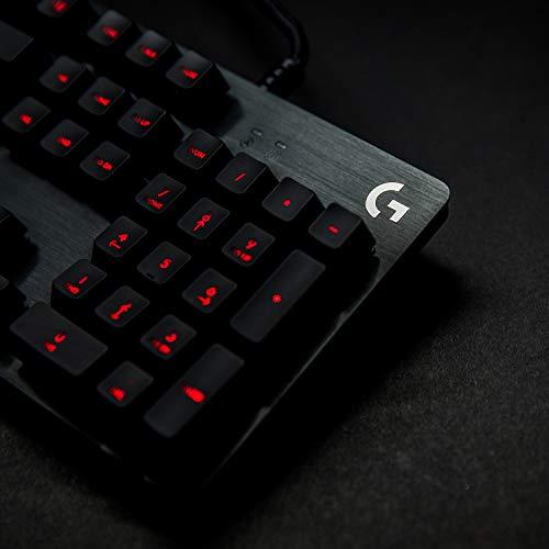 Logitech G413 Backlit Mechanical Gaming Keyboard mit USB Passthrough - Carbon