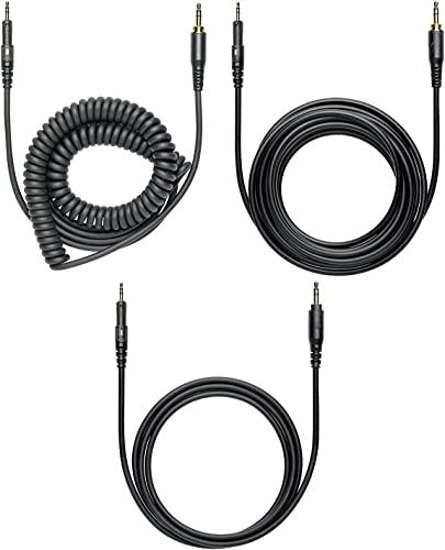 Auriculares profesionales de monitorización de estudio Audio-Technica ATH-M50X, negros, de calidad profesional, aclamados por la crítica, con cable desmontable