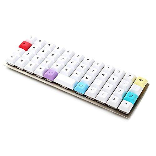 Keycap 1.4mm PBT Dye-Sub Top Print DSA Profile convenant aux interrupteurs MX Keyboard Planck AMJ40 Niu40 (uniquement Keycap)