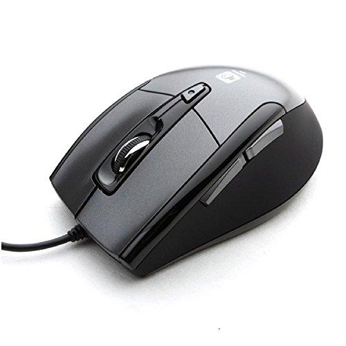 Bezgłośna mysz optyczna USB do gier komputerowych 1600 DPI Super Quiet JNL-101K Black Silent
