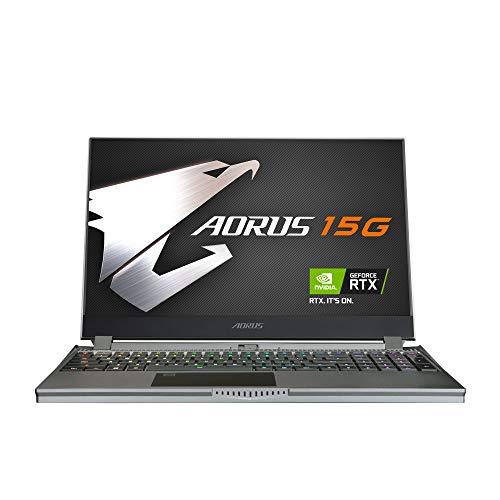 [2020] AORUS 15G (XB), portátil de alto rendimiento para juegos, 15,6 pulgadas FHD 300Hz IPS, GeForce RTX 2070 Super Max-Q, Intel i7-10875H de 10ª generación, 16GB DDR4, 1TB NVMe SSD