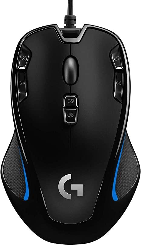 Logitech G300s Gaming Mouse Corded, 910-004346 (Corded für Links- und Rechtshänder)