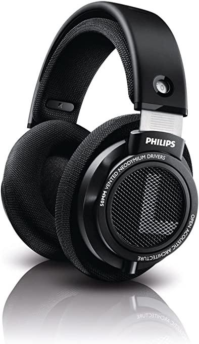 Philips Audio Philips SHP9500 HiFi Precision Stereo Over-Ear Kopfhörer (Schwarz)