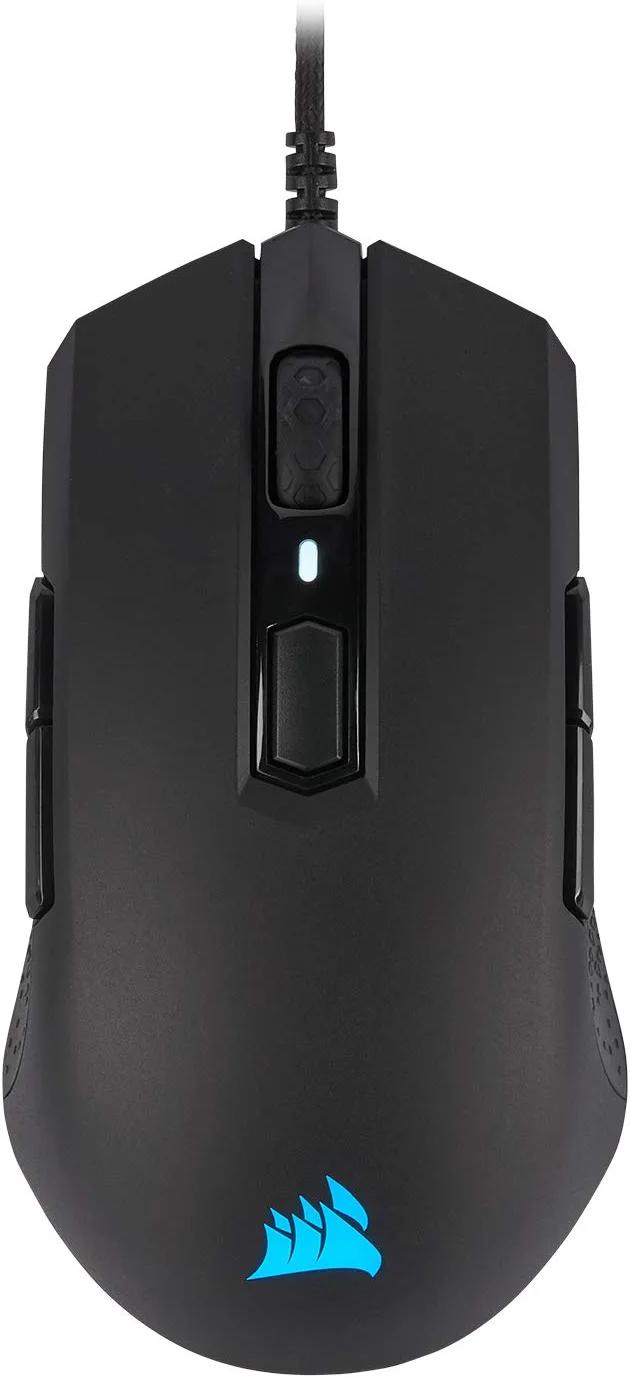 Corsair M55 RGB Pro Wired Ambidextrous Multi-Grip Gaming Mouse - 12.400 DPI Adjustable Sensor - 8 programmierbare Tasten - Schwarz