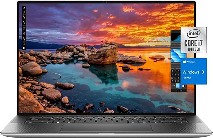 Neuester Dell XPS 15 9500 Elite Laptop, 15,6" FHD+ 500 Nits Display, Intel Core i7-10750H, GTX 1650Ti, 32GB RAM, 1TB SSD, Webcam, Tastatur mit Hintergrundbeleuchtung, Fingerabdruckleser, WiFi 6, Thunderbolt, Win 10 Home