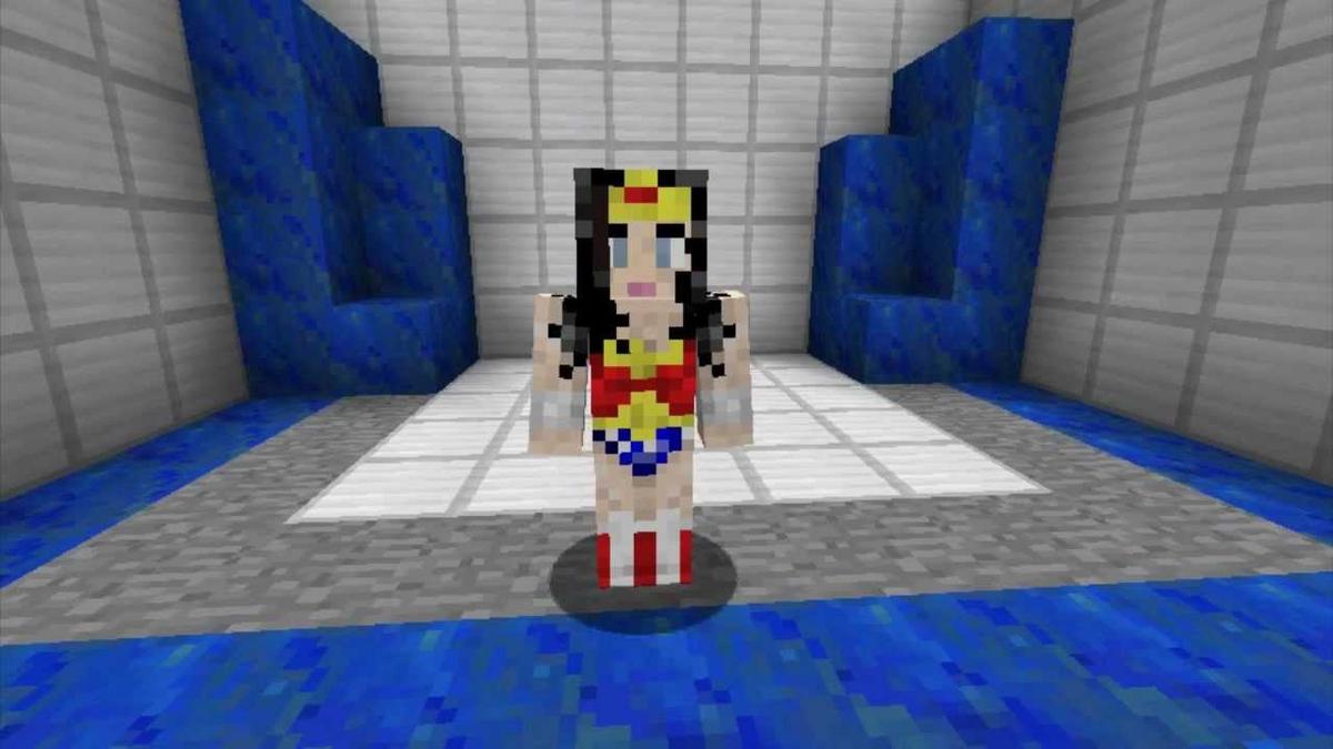 Minecraft skin Wonder Woman