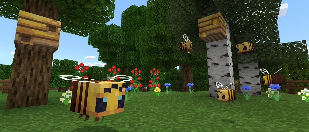 Minecraft Bienen: Bienenstöcke, Bienenfarmen und Honigwaben erklärt