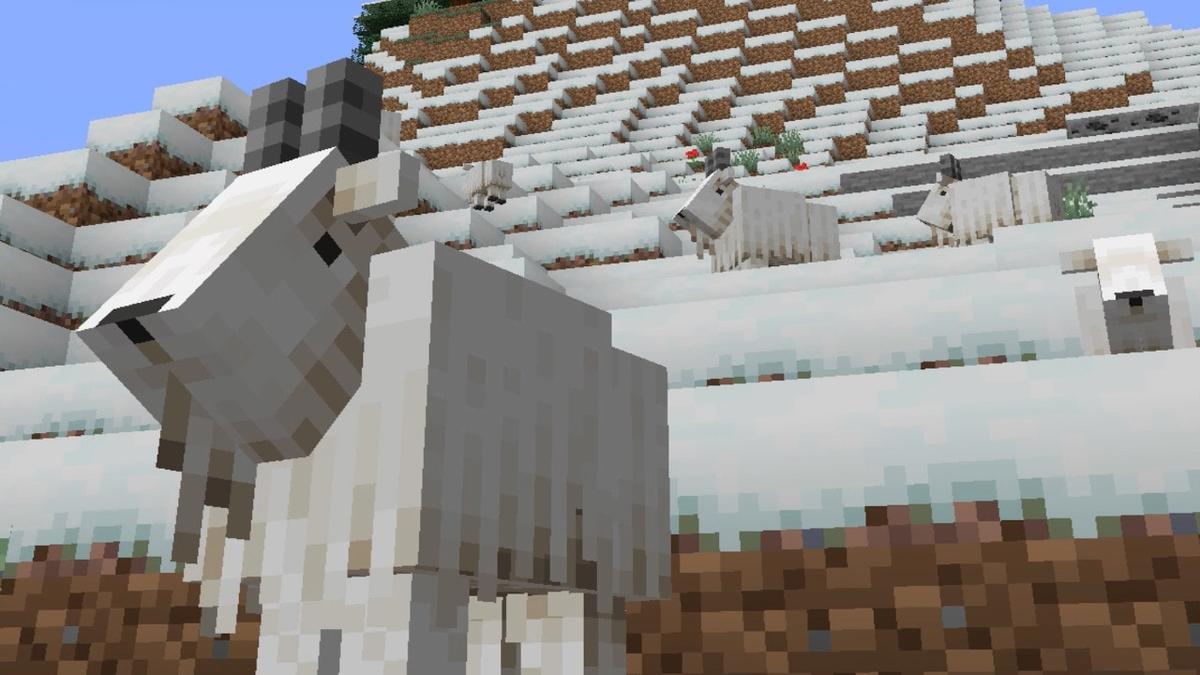 Minecraft Ziege: Wie man eine Ziege zähmt, schreiende Ziegen und Ziegenhörner erklärt